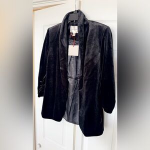 Black Velvet Blazer